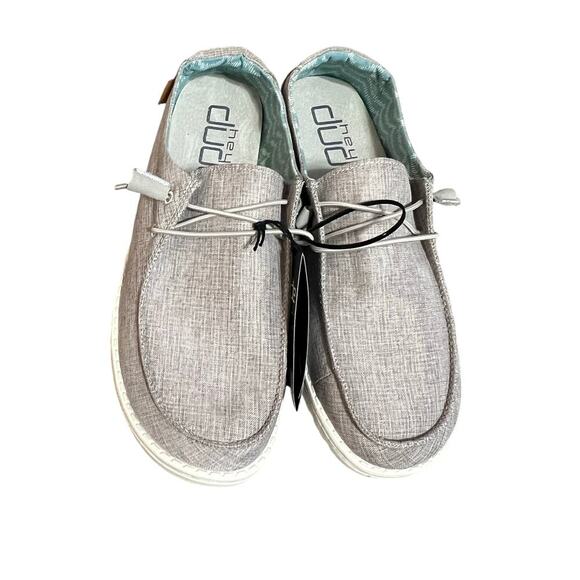 NWT Hey Dude women’s Chambray slip on loafers sz 11 casual classy lightweight - Picture 3 of 6
